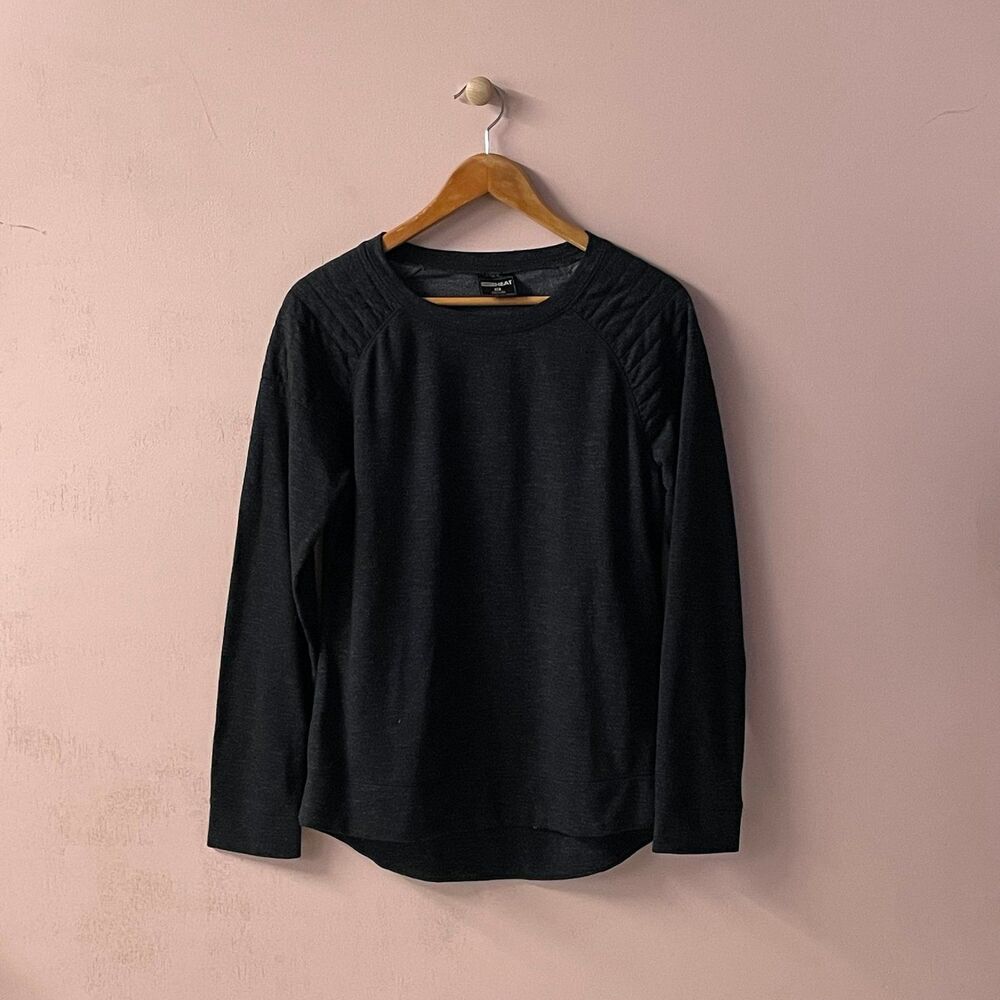 32 Degrees Heat Dark Gray Pullover Sweater Size M GUC
